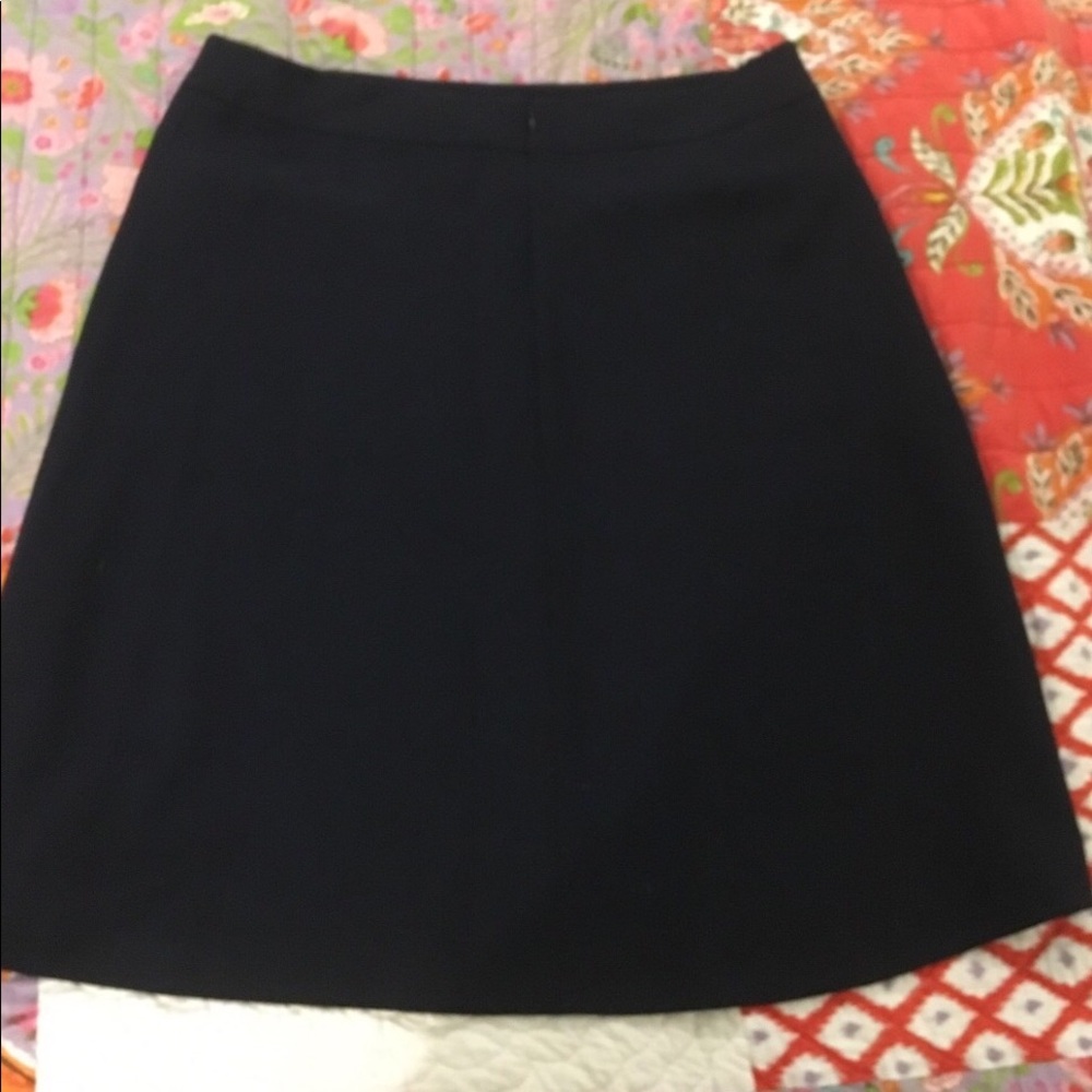Ann Taylor sz 14 navy a line skirt